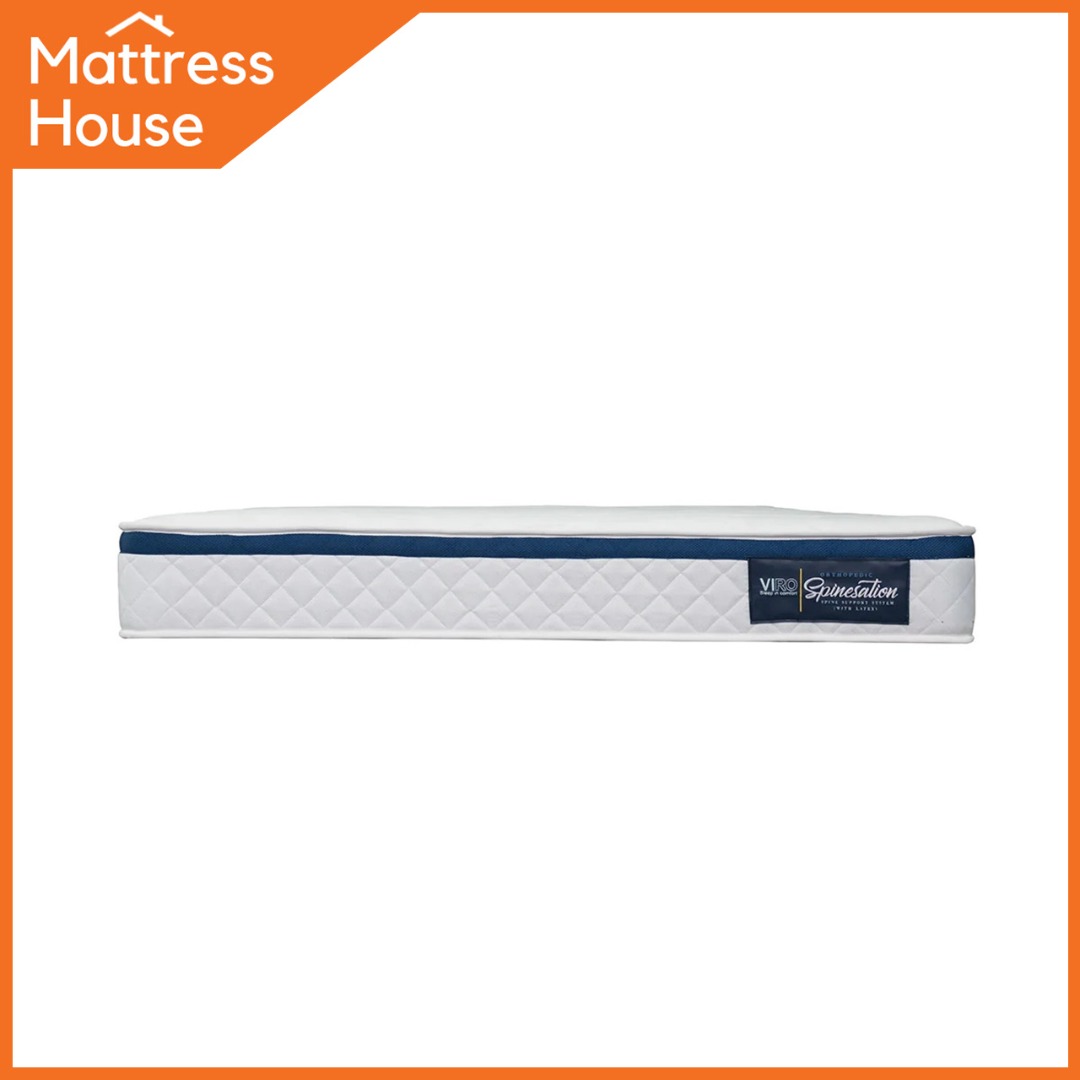 9" Latex Topper Spine Support Spring Mattress Viro Spinesation
