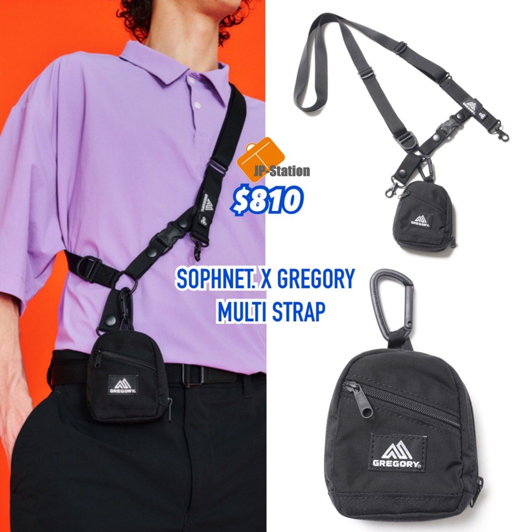 日本代購SOPHNET. x GREGORY MULTI STRAP, 預購- Carousell