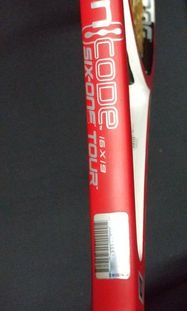 Wilson nCode Six-One Tour 90 Tennis Racket, Sports Equipment, Sports ...