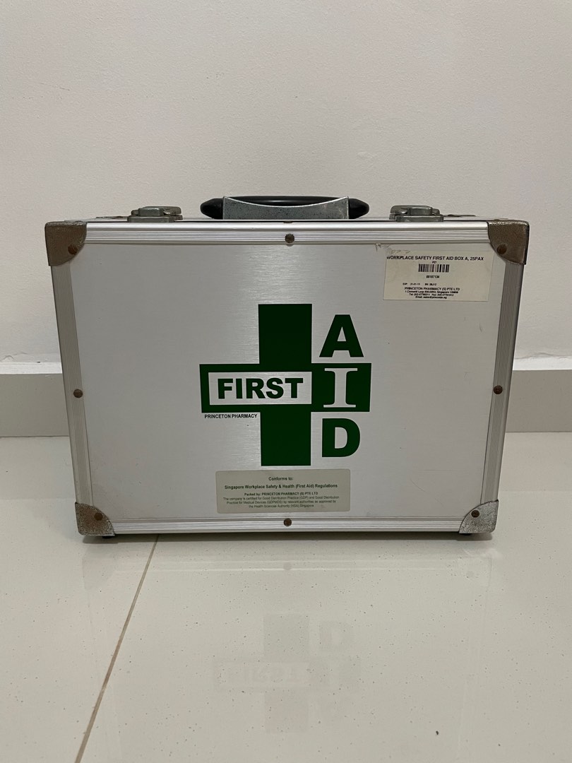Workplace Safety First Aid Box, Health & Nutrition, Medical Supplies & Tools on Carousell