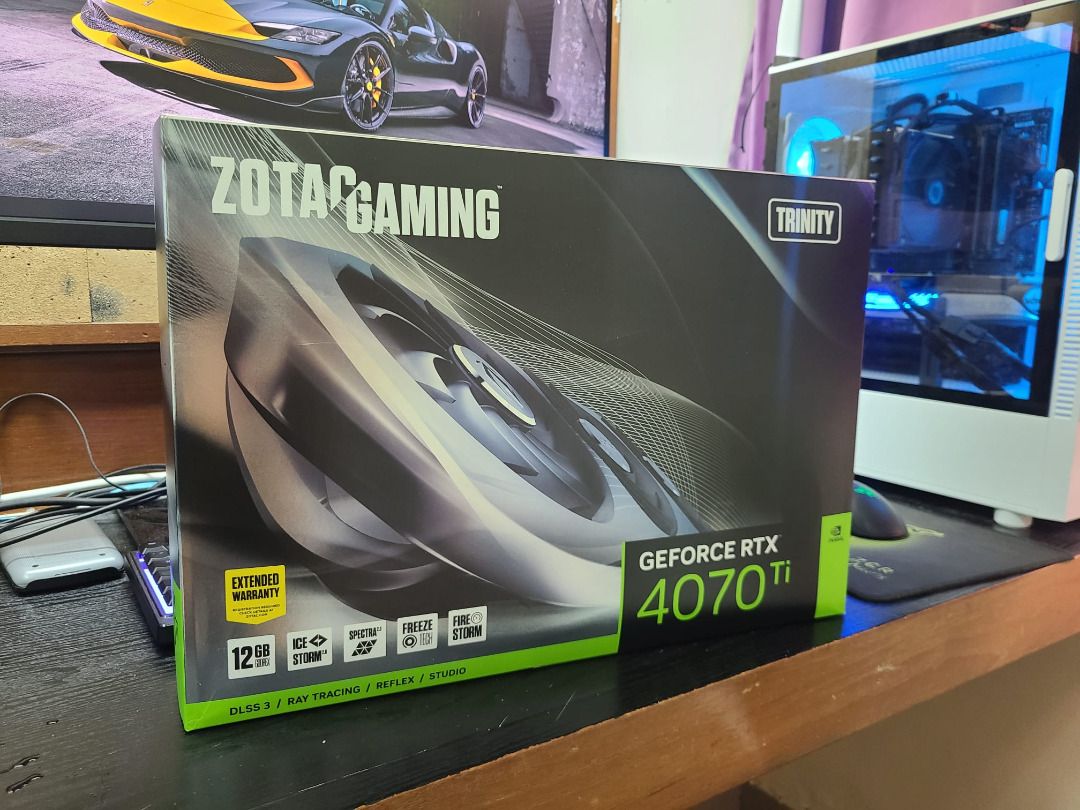 ZOTAC Gaming GeForce RTX 4070 Ti Trinity, 電腦＆科技, 電腦周邊及