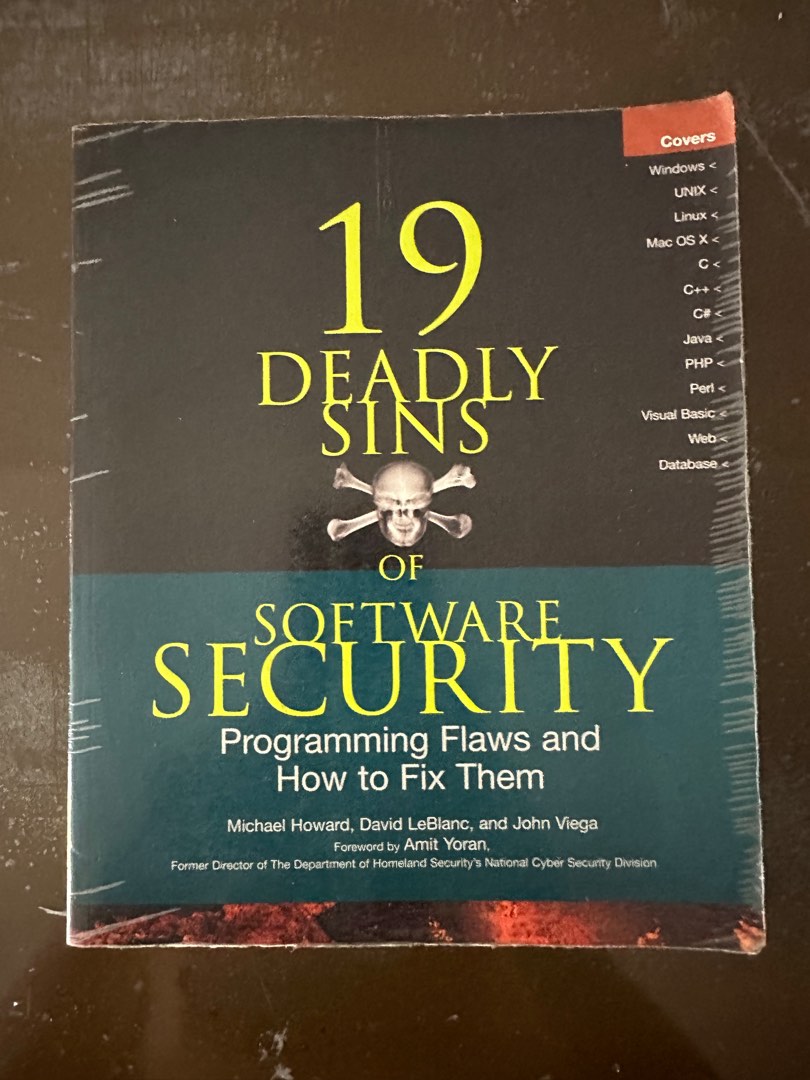 19 deadly sins of software security pdf free download