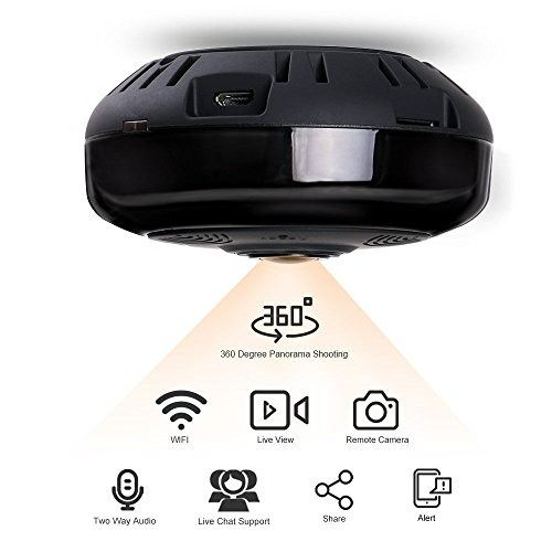 2328) TECHSTICK IP CAMERA WIRELESS WIFI INDOOR SECURITY CAMERA HOME