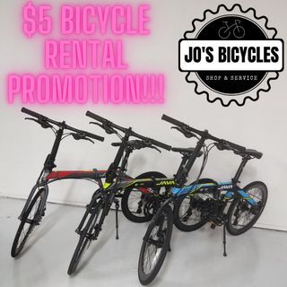 $5 FLAT PROMO Branded Hybrid / Foldable / Mountain Bicycle