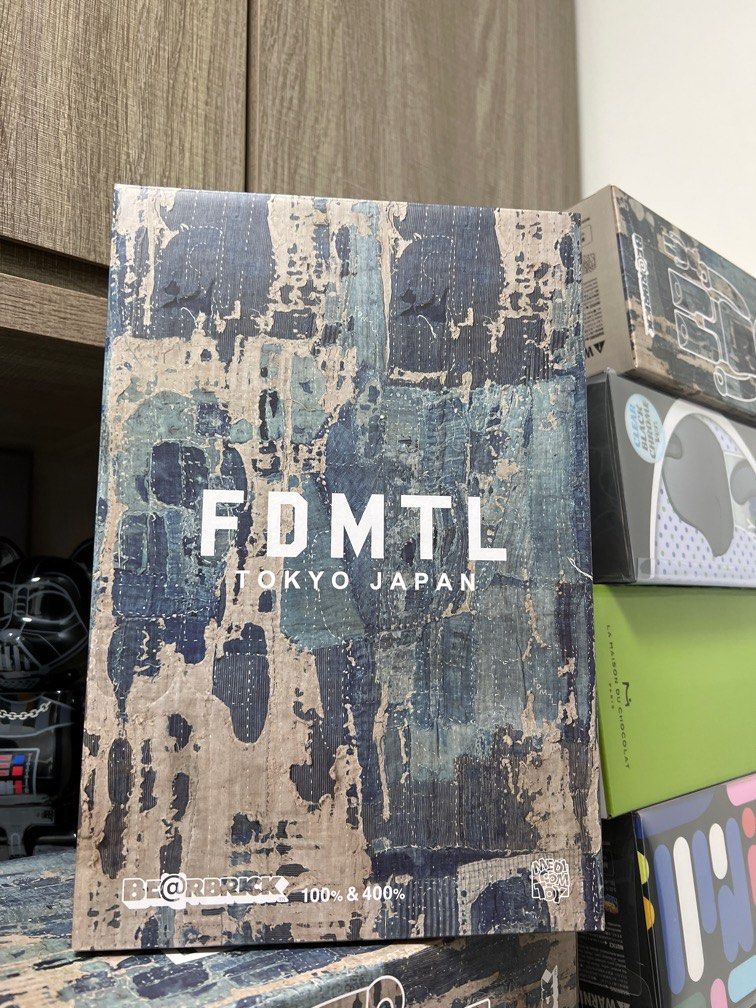 全新現貨400% & 100% Medicom Bearbrick FDMTL 牛仔布2022 Be@rbrick