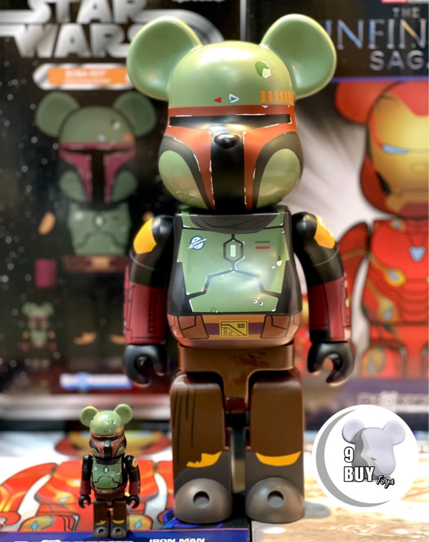 65%OFF【送料無料】 BE@RBRICK BOBA FETT 100％&400％ www.copycorp.com.ve