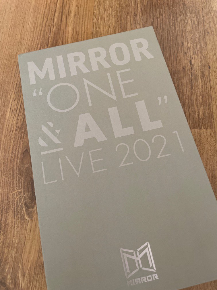 絕版 Mirror One and All Live 2021 Boxset, 興趣及遊戲, 收藏品及紀念品, 明星周邊 Carousell