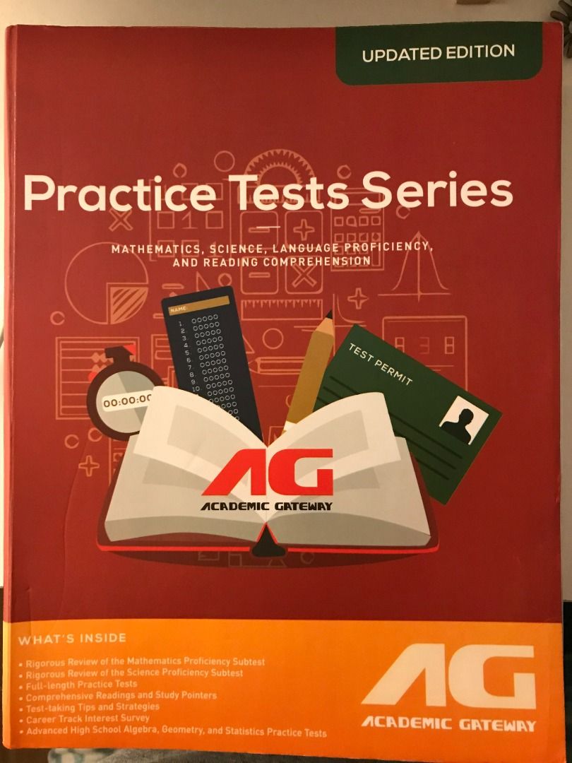 Academic Gateway Practice Test Series Reviewer 2022, Hobbies & Toys ...