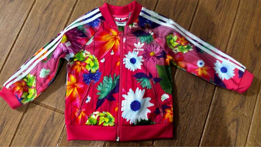 Adidas floral track suit terno for kids Babies Kids Babies