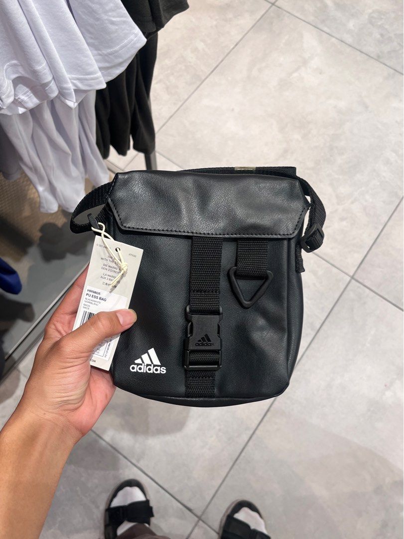 Adidas leather hot sale sling bag