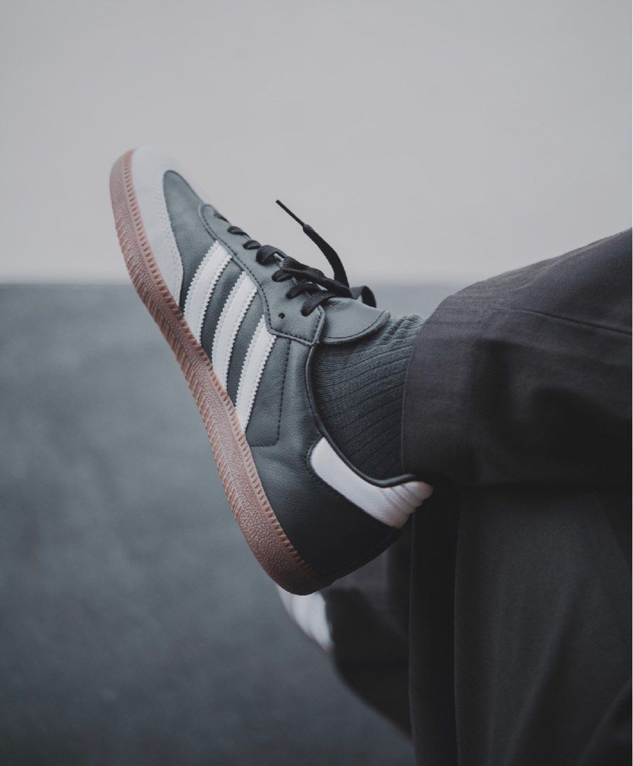 Adidas Originals Samba Black Grey Gum H01878 , , , - Carousell
