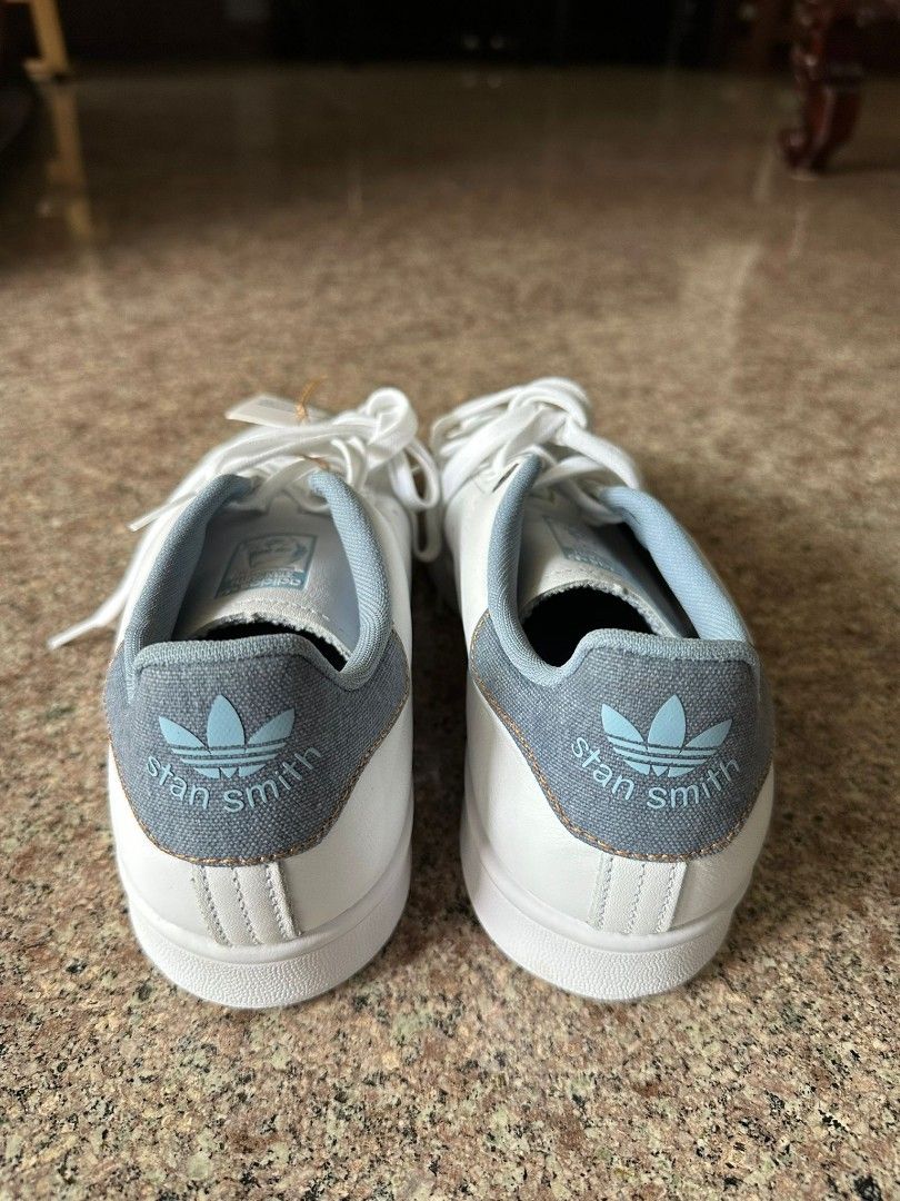 Adidas Stan Smith Denim Women s Fashion Footwear Sneakers on