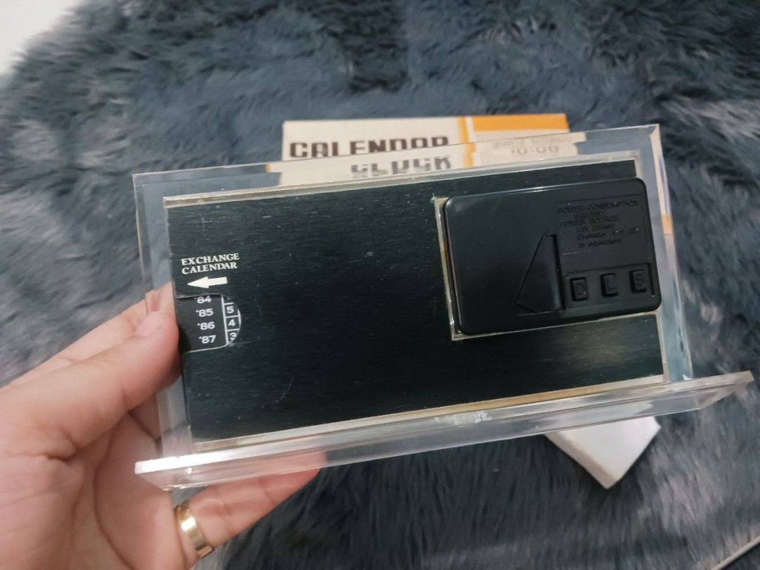 Affordable Brandnew Belami Calendar Desk Clock on Carousell