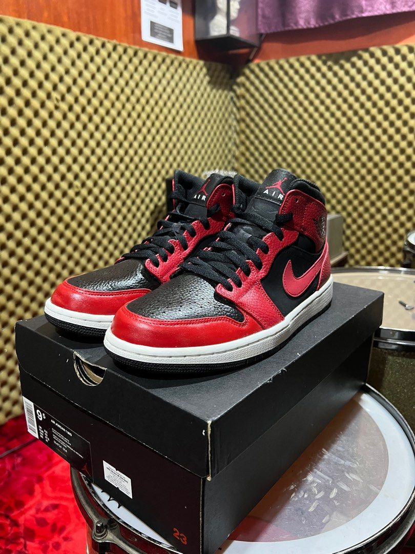 Jordan 1 mid reverse bred review shop