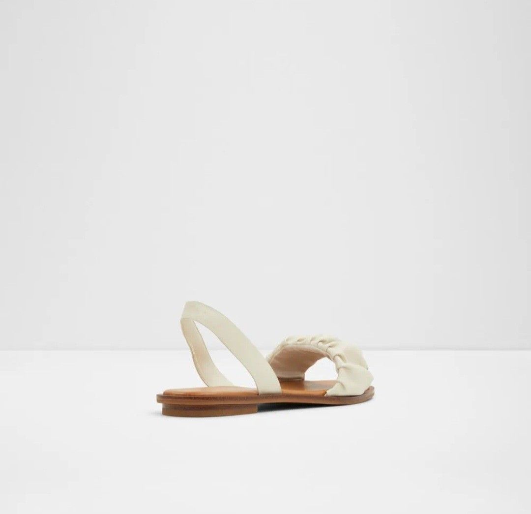 ALDO BRELDEN Women Round Open Toe Slip On Flat Sandal