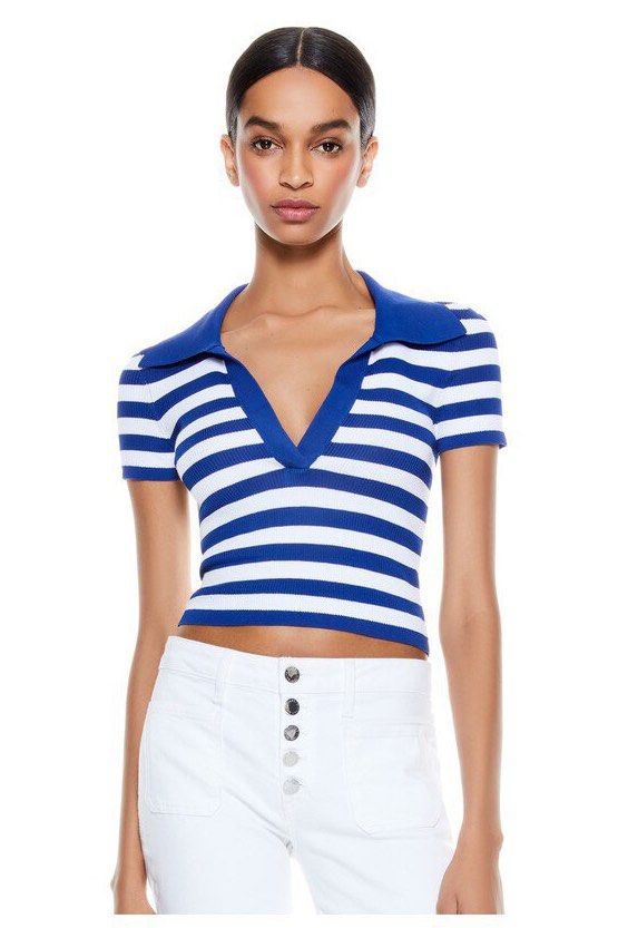 Alice+Olivia - ERMA POLO TシャツALICE+OLIVIAの