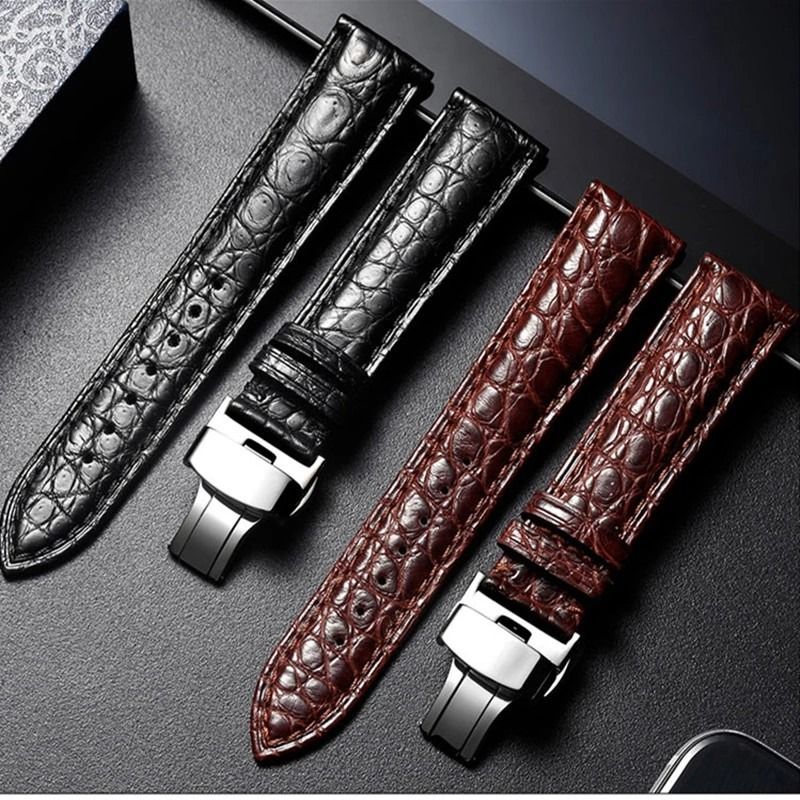 Real alligator watch strap cheap