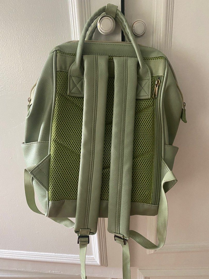 Anello Backpack Leather (mint green) on Carousell