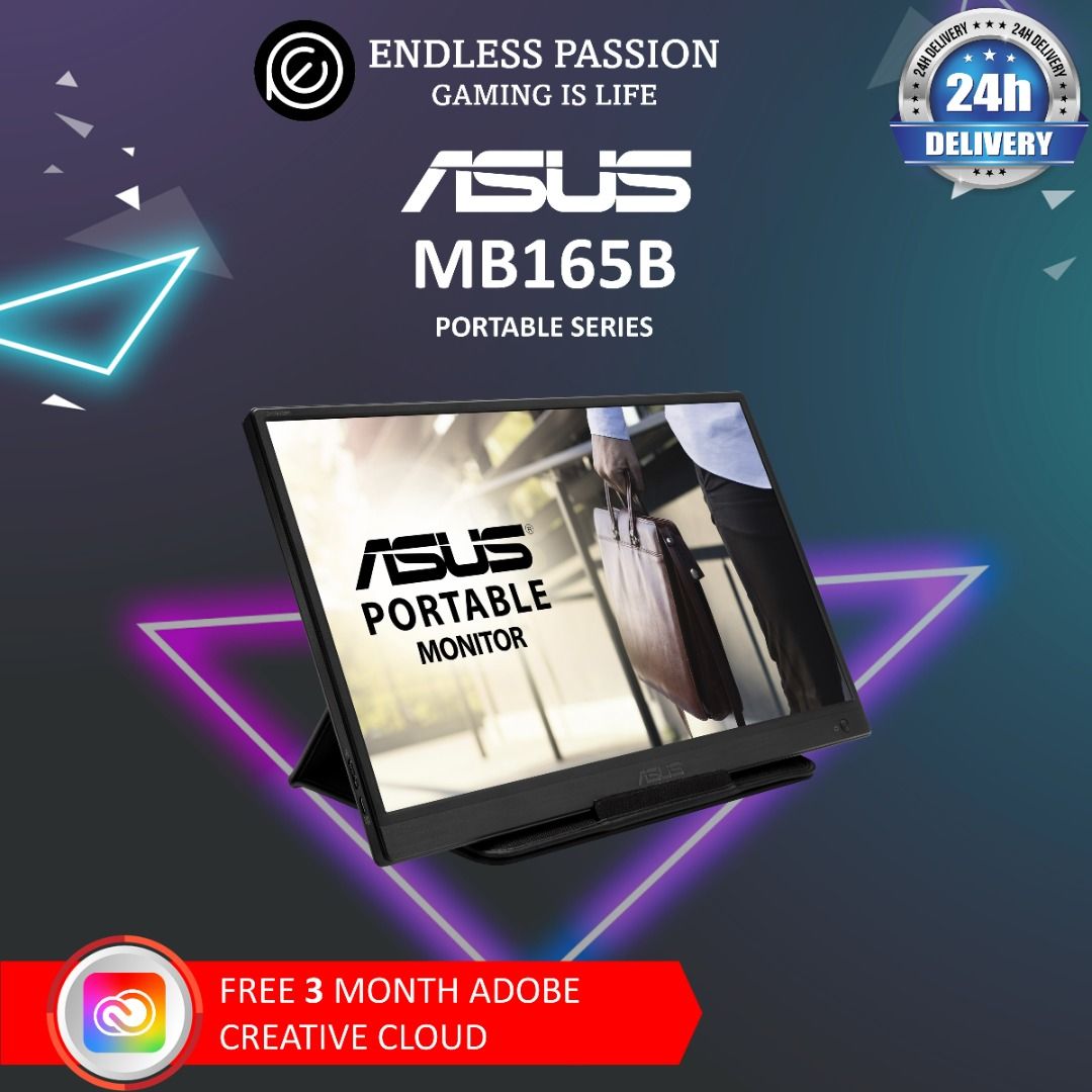 ASUS ZenScreen MB165B, Computers & Tech, Parts & Accessories, Monitor