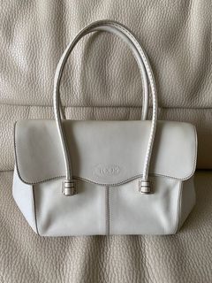 Authentic Elegant  White TOD'S handbag