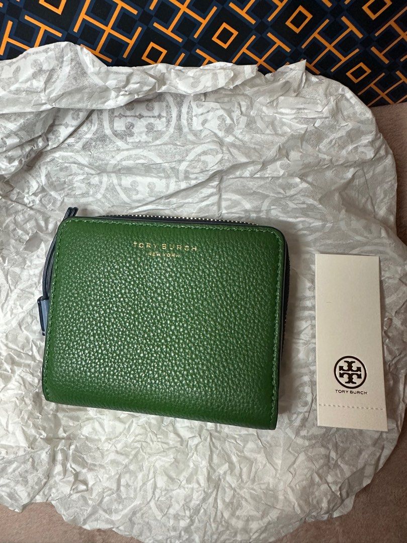 Authentic Tory Burch Perry Color Bifold Wallet, Luxury, Bags & Wallets on  Carousell