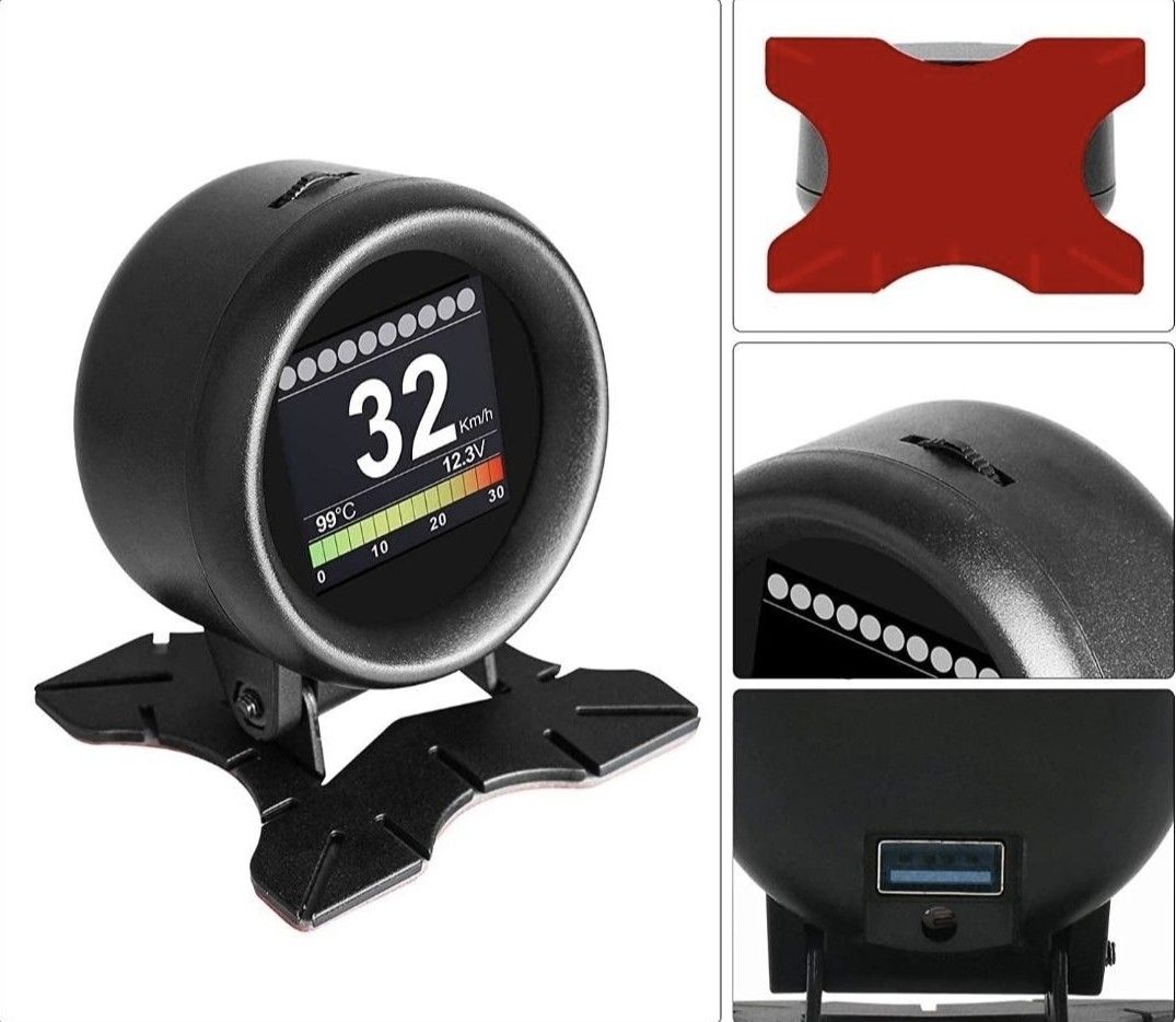 AUTOOL X60 Car OBD GPS HUD MultiFunction Digital Meter Alarm Speed