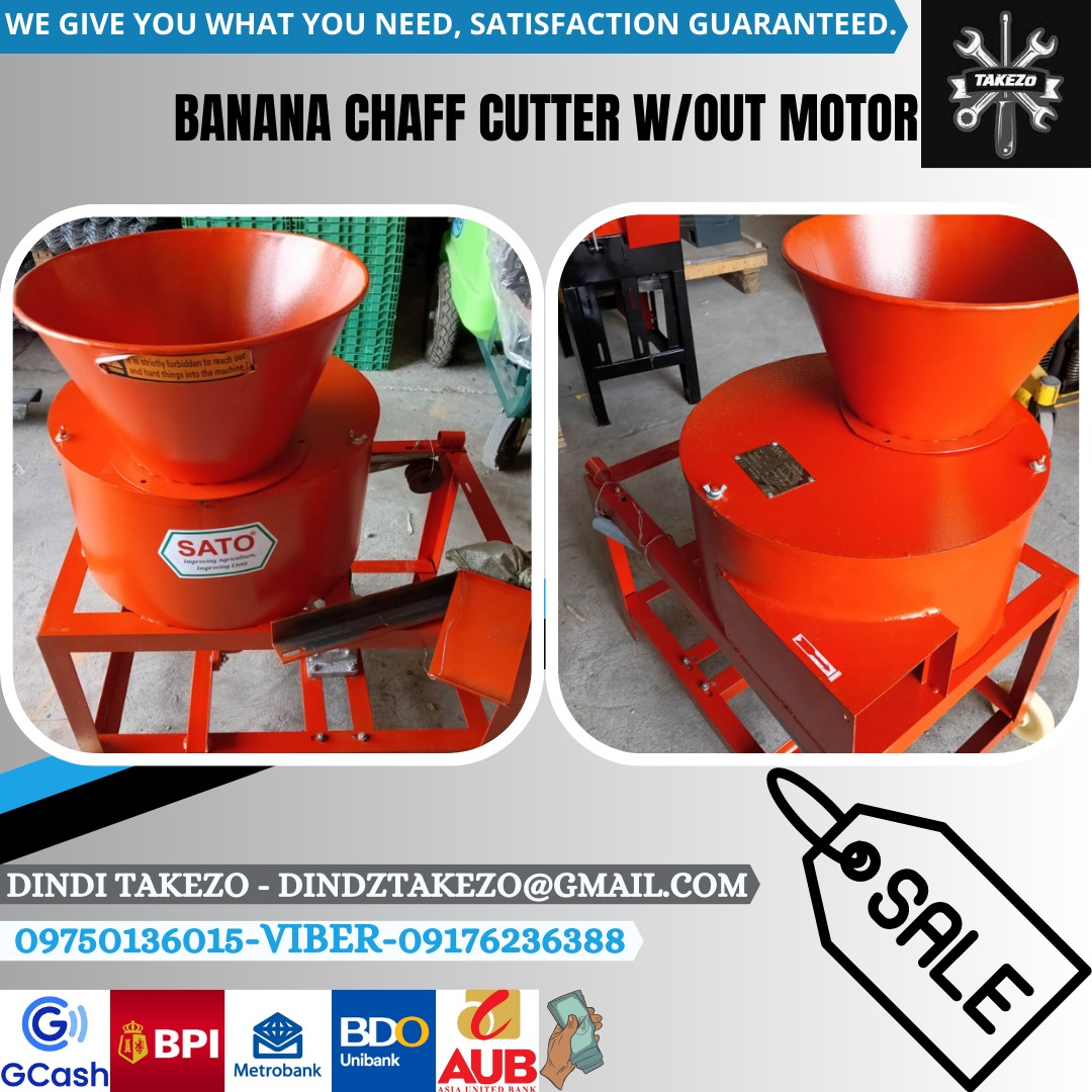 Banana Chaff Cutter w/out Motor, Commercial & Industrial, Industrial