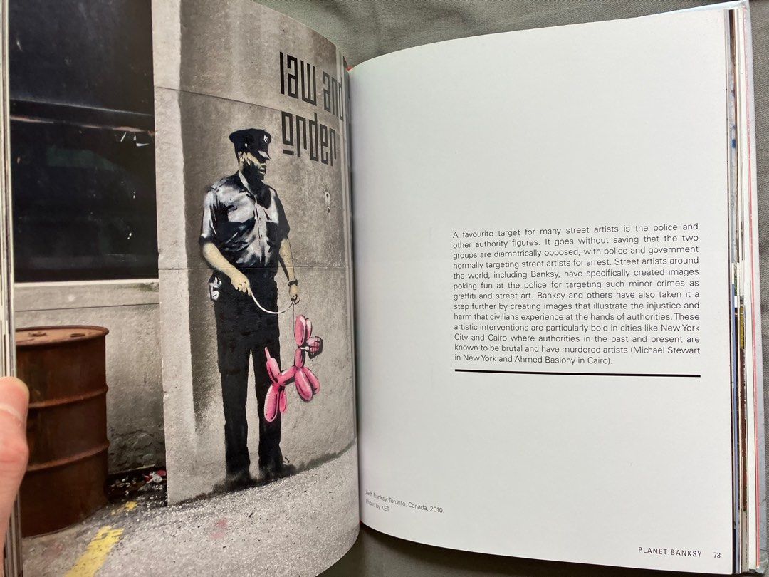 Banksy art book Banksy, Hobbies & Toys, Books & Magazines