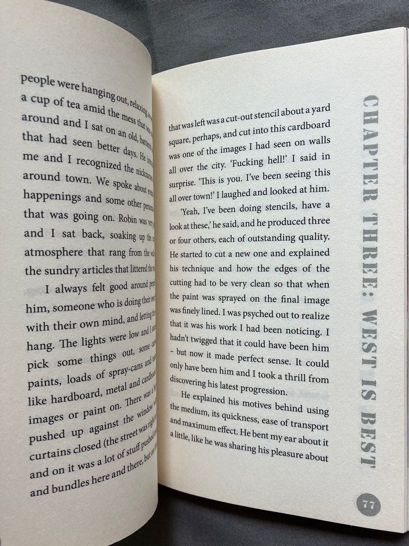 Banksy art book Seven Years with Banksy, Hobbies & Toys, Books