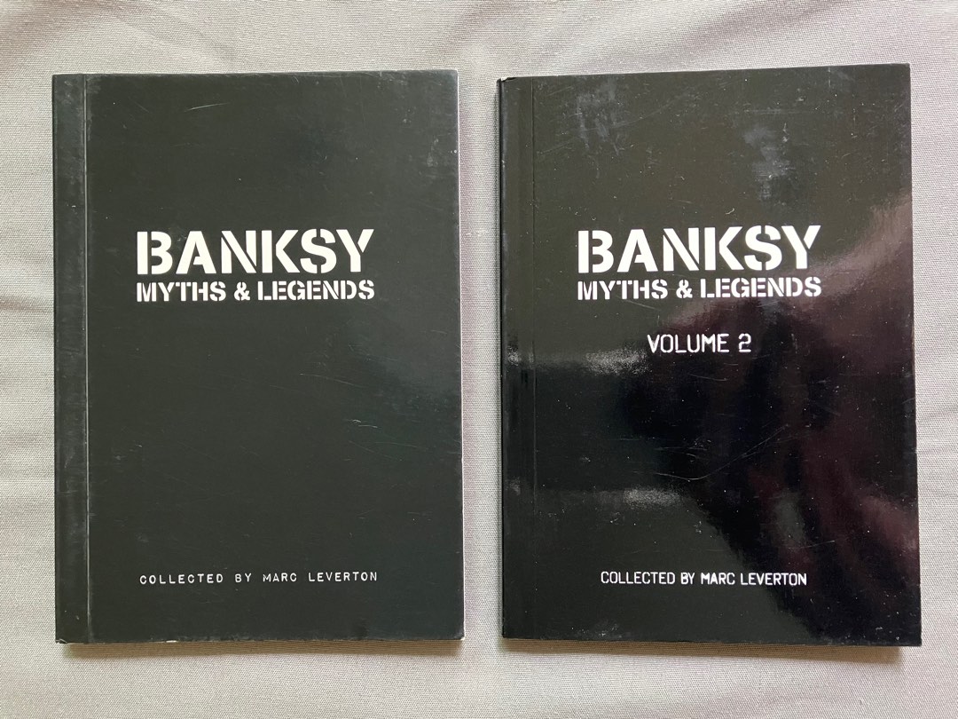 Banksy art books Myths and Legends vol. 1 & 2, Hobbies & Toys, Books