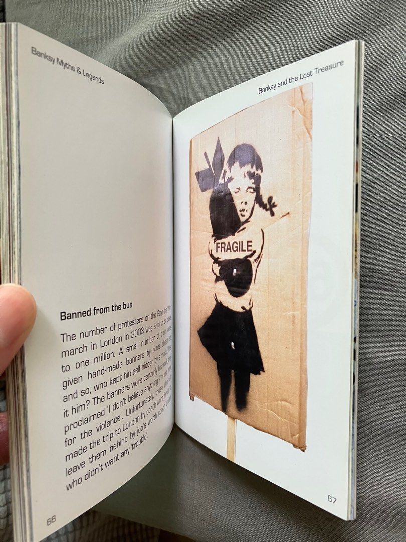 Banksy art books Myths and Legends vol. 1 & 2, Hobbies & Toys, Books
