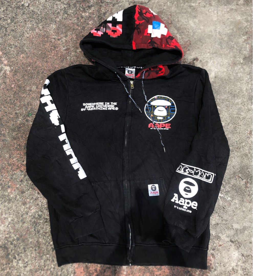 Pac man bape hoodie hot sale