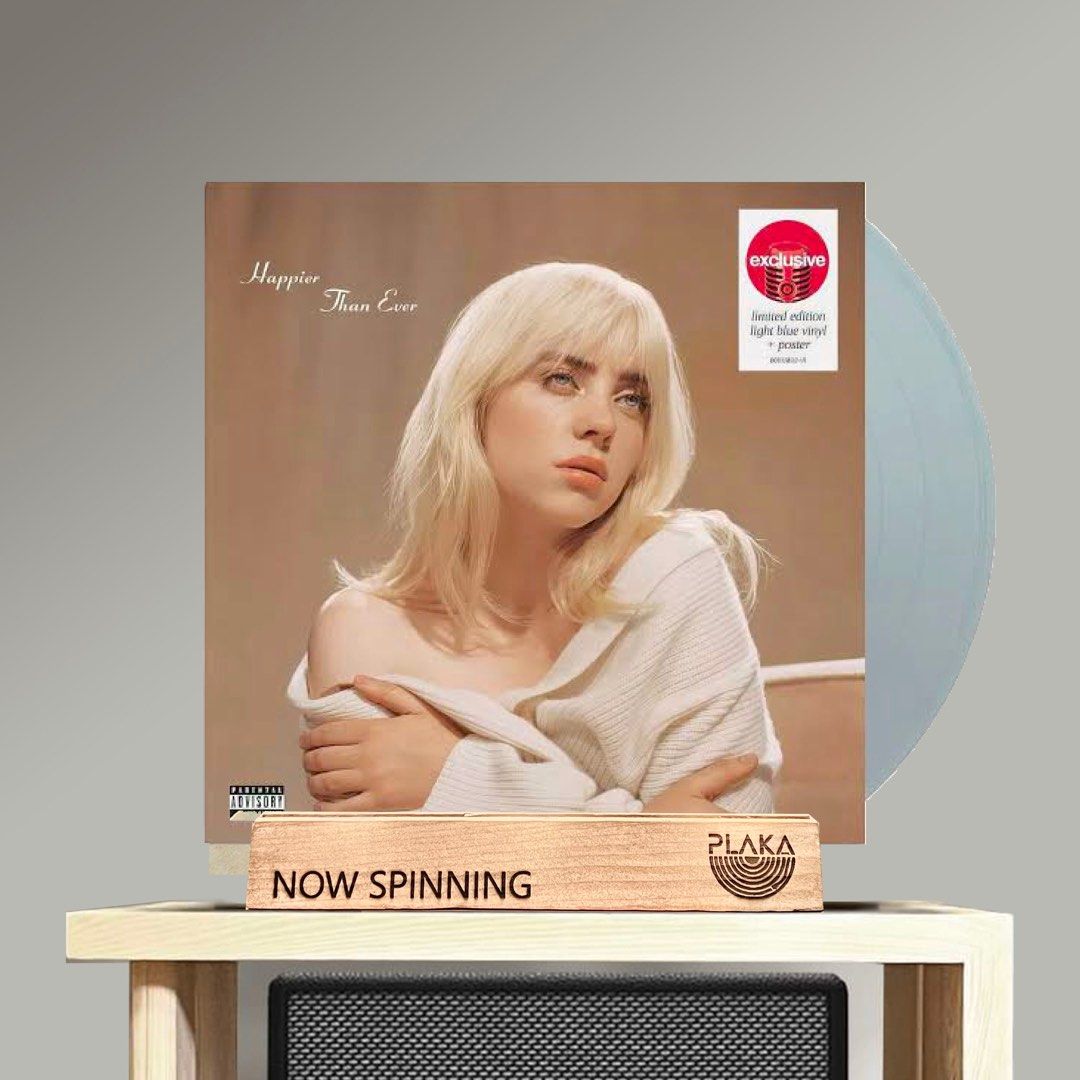 Billie Eilish - Happier Than Ever Vinyl LP Plaka (Category: Vinyls) located in Manila. Submitted by plaka.mnl (Listing ID 1226722844, Image 1). Description: Billie Eilish - Happier Than Ever Colored Vinyl Php 2,399 Tracklist: 1. Getting Older 2. I Didn’t Change My Number 3. Billie Bossa Nova 4. my future 5. Oxytocin 6. GOLDWING 7. Lost Cause 8. Halley’s Comet 9. Not My Responsibility 10. OverHeated 11. Everybody Dies 12. Your Power 13. NDA 14. Th