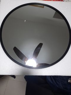Black rimmed mirror 40cm x 40cm