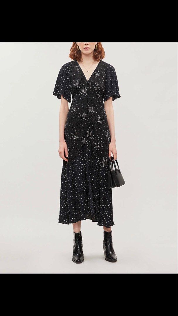 Topshop star new arrivals midi dress