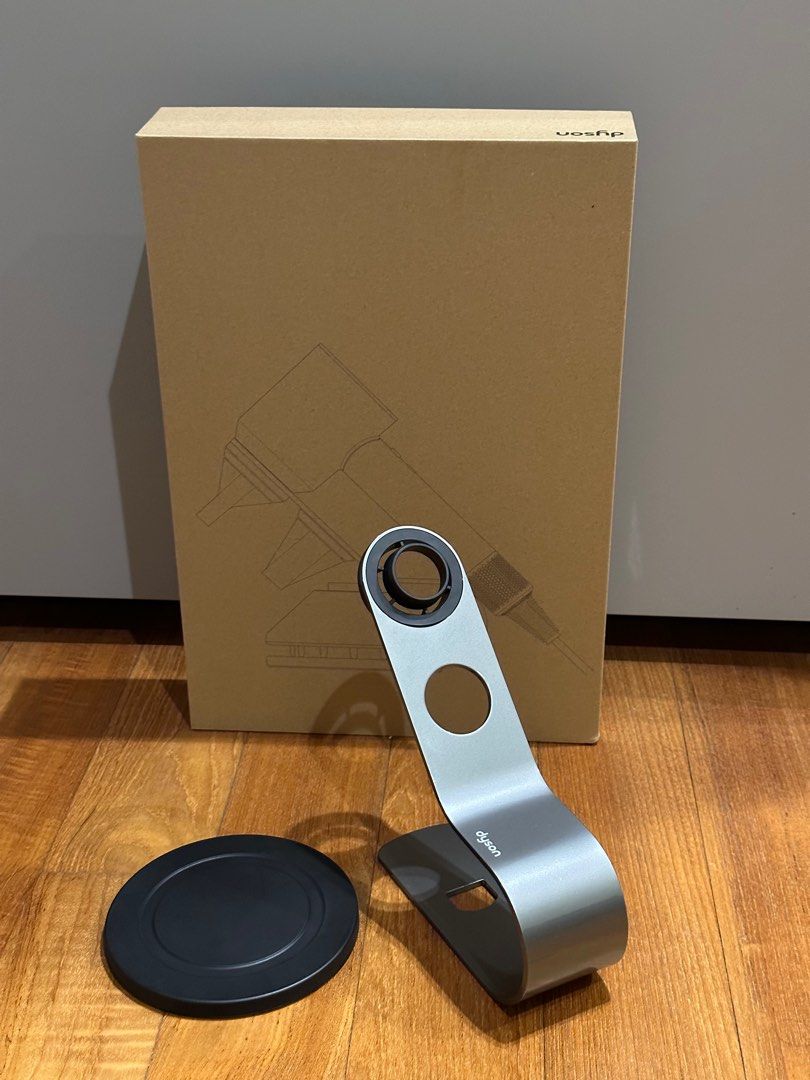 Brand New Dyson Supersonic Hair Dryer Stand Nickel/Black, Beauty & Personal Care, Hair on Carousell