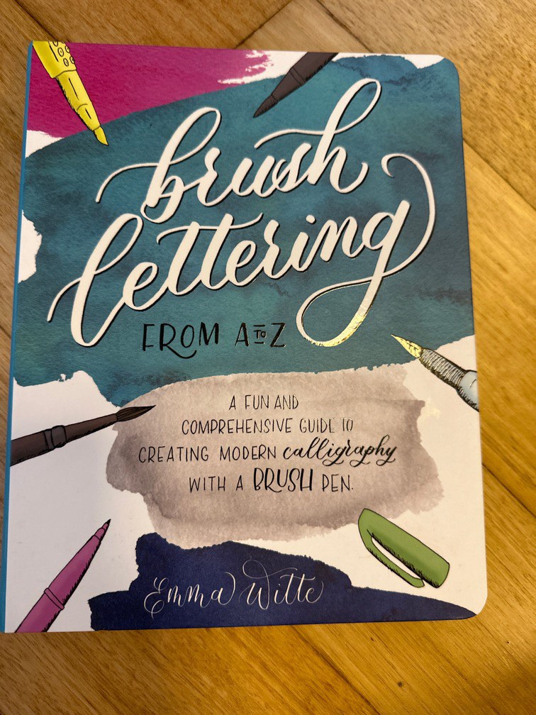 Brush Lettering Calligraphy book, Hobbies & Toys, Books & Magazines