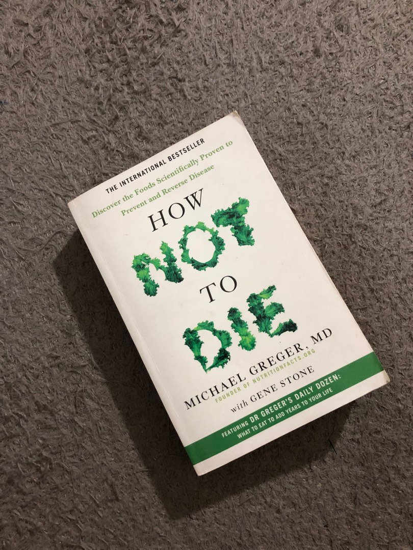 Buku How Not To Die - Michael Greger (Original, Full English) on Carousell