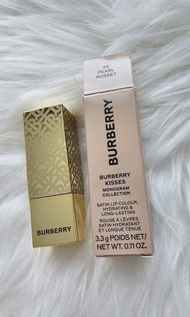 Burberry satin lipstick 93 Beauty Personal Care Face Makeup on Carousell
