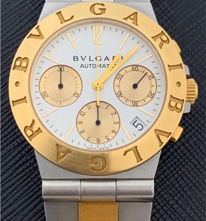 Bvlgari automatic chronograph discount watch