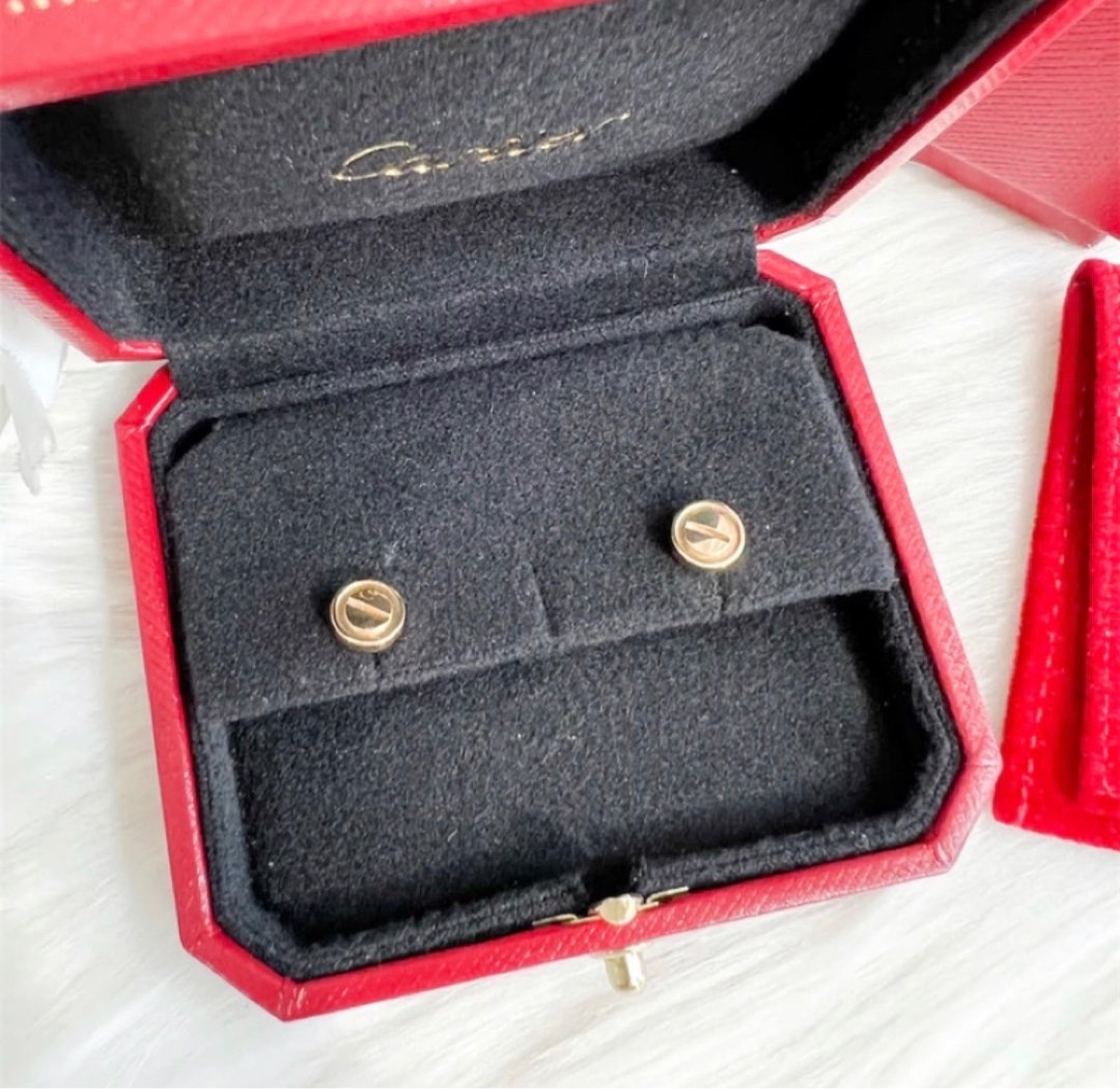 Cartier love earrings, Luxury, Accessories on Carousell