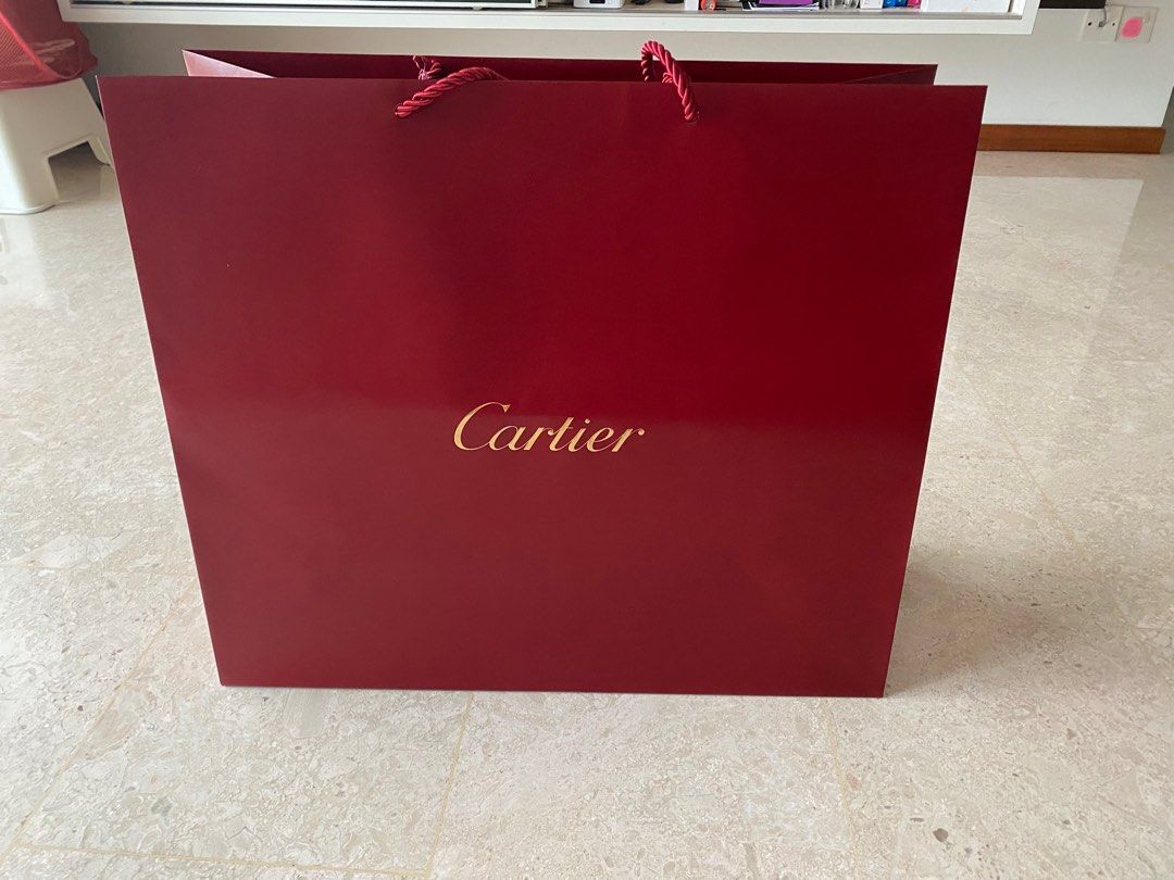Cartier paper bag, Luxury, Bags & Wallets on Carousell