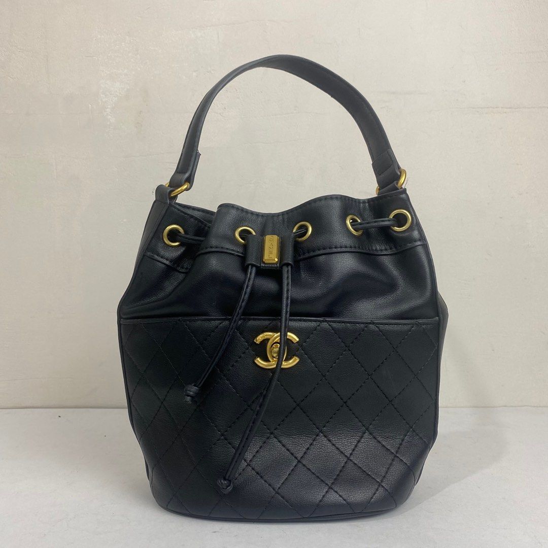 Chanel Bucket Bag, Luxury, Bags & Wallets on Carousell