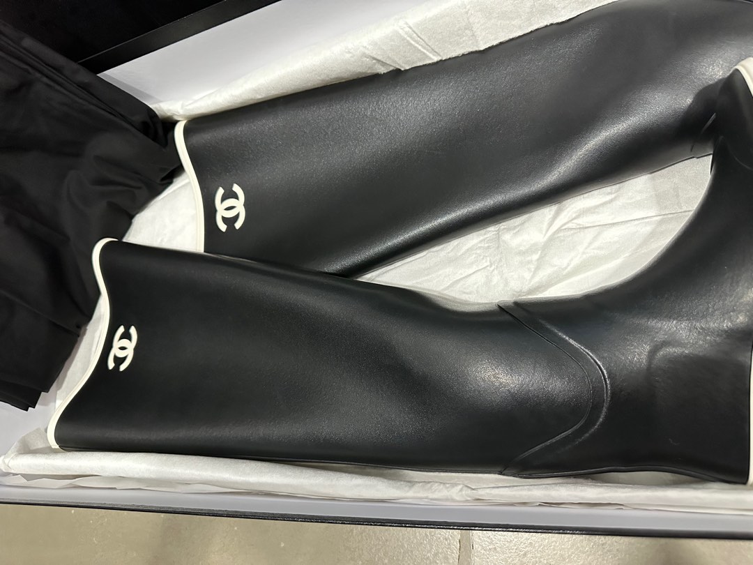 Thigh high rubber rain boots sale