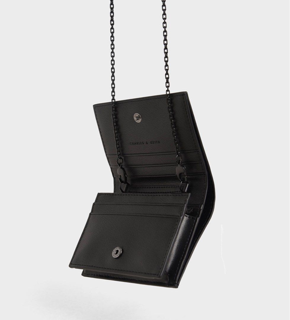 Charles Keith Short Wallet with Chain