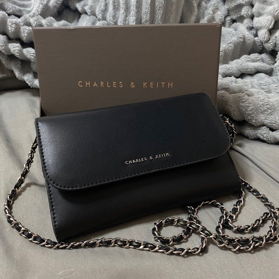 Original Charles & Keith Sling Bag, Women's Fashion, Bags & Wallets,  Shoulder Bags on Carousell