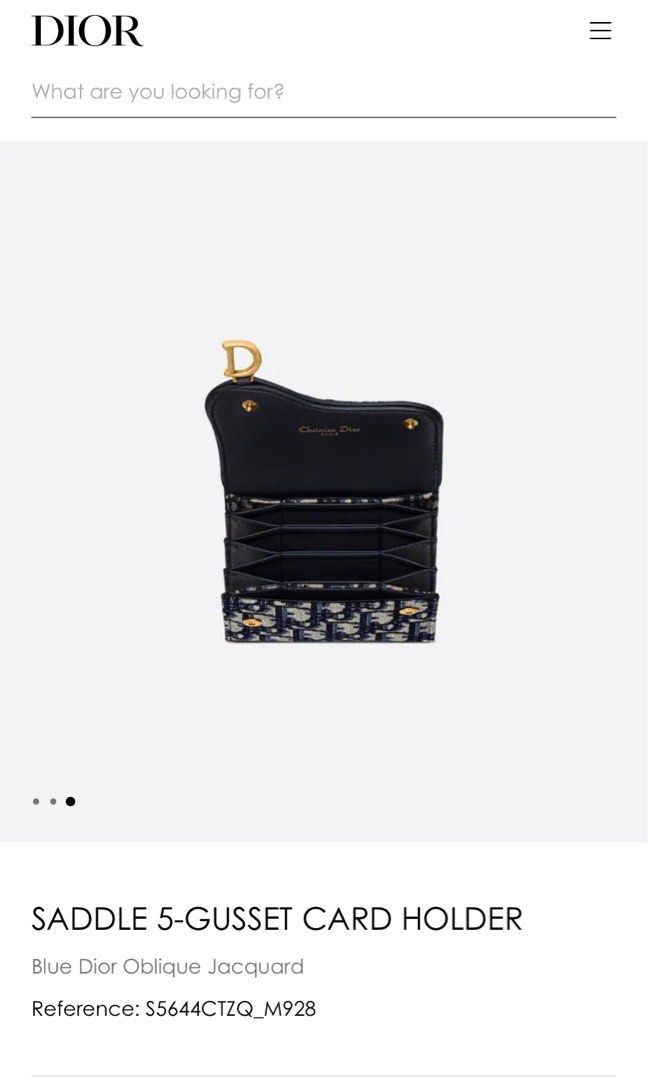Dior Oblique 5-Gusset Card Holder - Kaialux