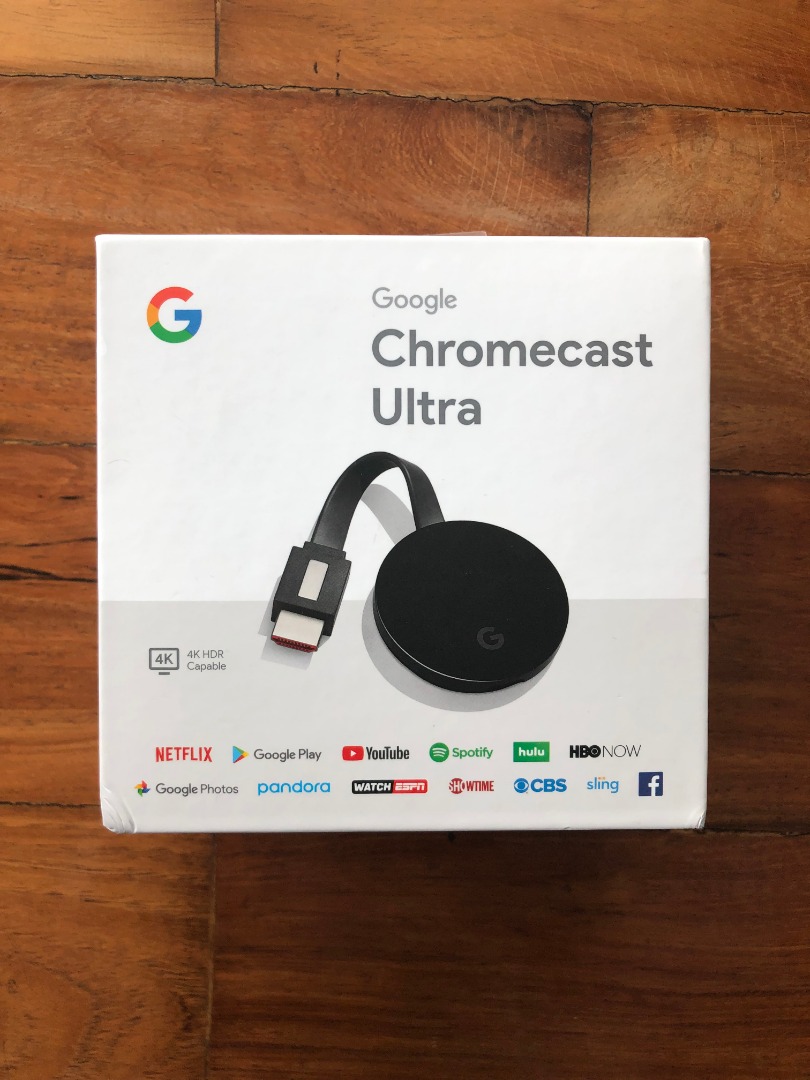 Chromecast Ultra 4K Streaming Media Player, TV & Home Appliances, TV ...