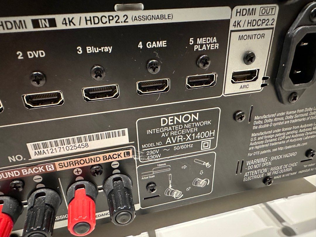 Denon X1400H, Audio, Soundbars, Speakers & Amplifiers on Carousell