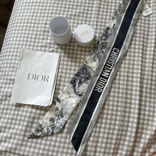 Dior 動物系列 絲巾 領巾 正品